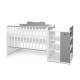 BED MULTI 190/72 COLOUR WHITE/STONE GREY BED MULTI 190/72 COLOUR WHITE/STONE GREY