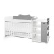 BED MULTI 190/72 COLOUR WHITE/STONE GREY BED MULTI 190/72 COLOUR WHITE/STONE GREY