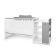 BED MULTI 190/72 COLOUR WHITE/STONE GREY BED MULTI 190/72 COLOUR WHITE/STONE GREY