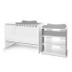 BED MULTI 190/72 COLOUR WHITE/STONE GREY BED MULTI 190/72 COLOUR WHITE/STONE GREY