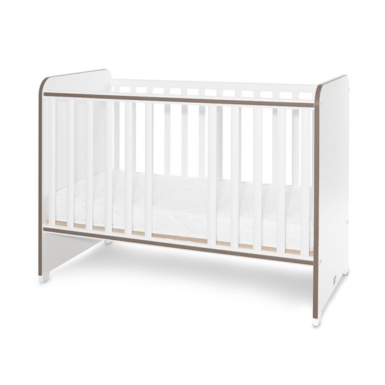 BED SWEET DREAM 60/120 WHITE/COFFE BED SWEET DREAM 60/120 WHITE/COFFE