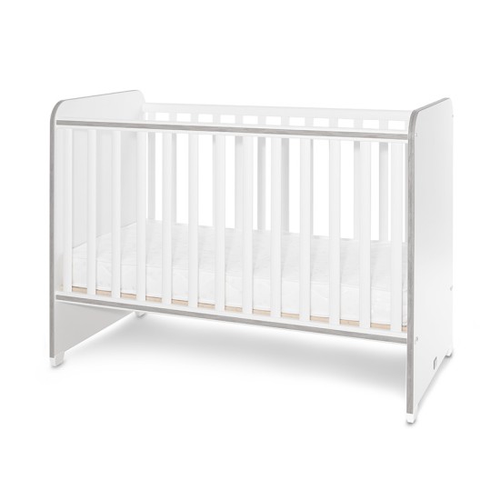 BED SWEET DREAM 60/120 WHITE/ARTWOOD BED SWEET DREAM 60/120 WHITE/ARTWOOD