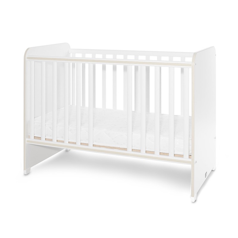 BED SWEET DREAM  60/120 WHITE/LIGHT OAK