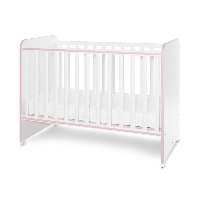 BED SWEET DREAM  60/120 WHITE/ORCHID PINK