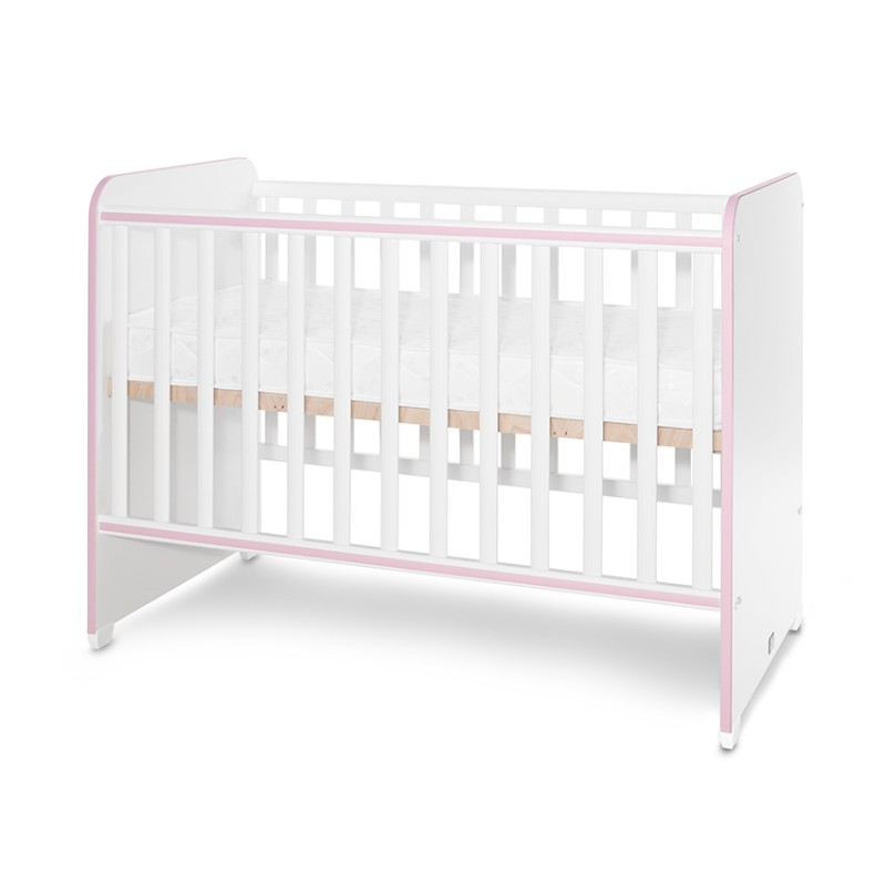 BED SWEET DREAM  60/120 WHITE/ORCHID PINK