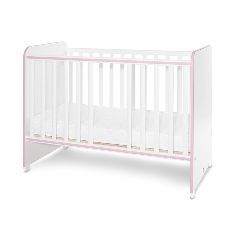 BED SWEET DREAM  60/120 WHITE/ORCHID PINK