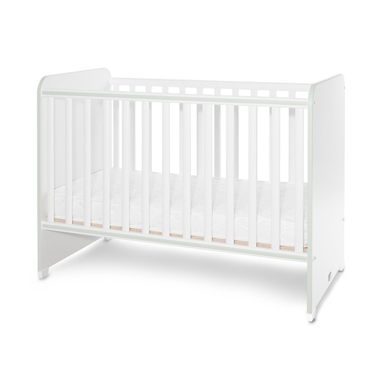 BED SWEET DREAM 60/120 WHITE/MILKY GREEN BED SWEET DREAM 60/120 WHITE/MILKY GREEN