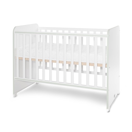 BED SWEET DREAM 60/120 WHITE/MILKY GREEN BED SWEET DREAM 60/120 WHITE/MILKY GREEN
