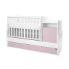 BED TREND PLUS NEW 70/160 WHITE/ORCHID PINK