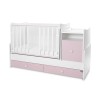 BED TREND PLUS NEW 70/160 WHITE/ORCHID PINK