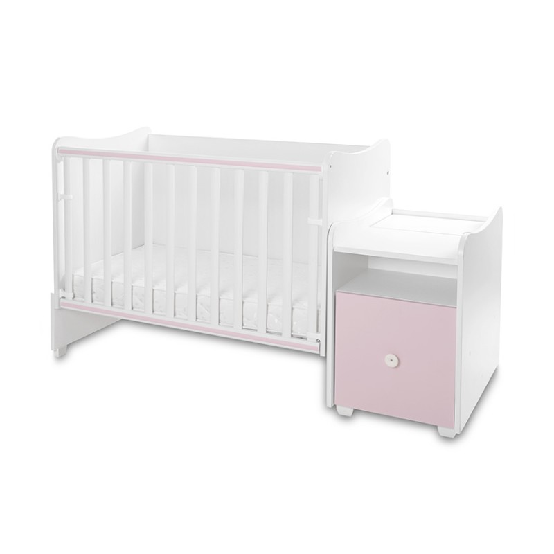 BED TREND PLUS NEW 70/160 WHITE/ORCHID PINK