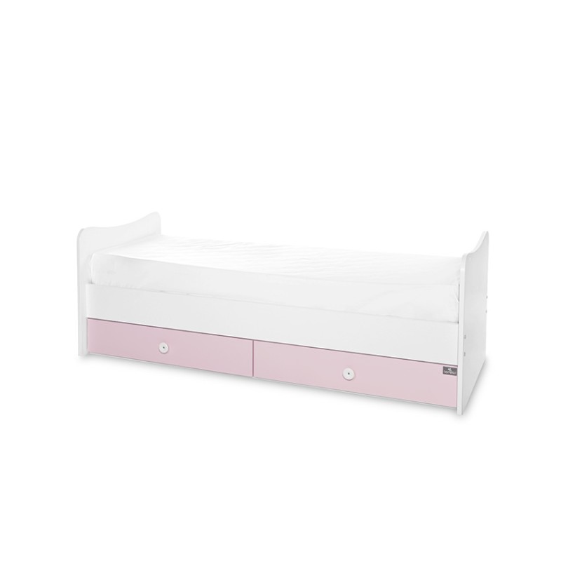 BED TREND PLUS NEW 70/160 WHITE/ORCHID PINK