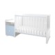 BED TREND PLUS NEW 70/160 WHITE/BABY BLUE BED TREND PLUS NEW 70/160 WHITE/BABY BLUE