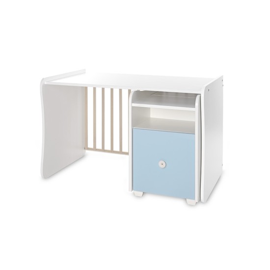 BED TREND PLUS NEW 70/160 WHITE/BABY BLUE BED TREND PLUS NEW 70/160 WHITE/BABY BLUE