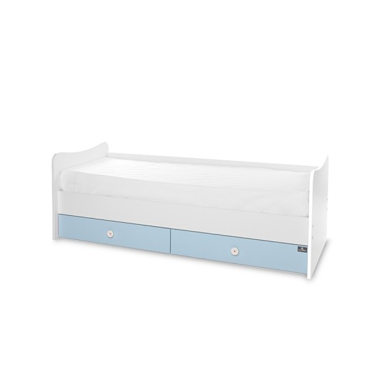 BED TREND PLUS NEW 70/160 WHITE/BABY BLUE BED TREND PLUS NEW 70/160 WHITE/BABY BLUE
