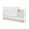 BED TREND PLUS NEW 70/160 WHITE/MILKY GREEN