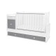 BED TREND PLUS NEW 70/160 WHITE/STONE GREY