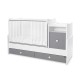 BED TREND PLUS NEW 70/160 WHITE/STONE GREY