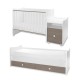 BED TREND PLUS NEW 70/160 WHITE/CAFFE BED TREND PLUS NEW 70/160 WHITE/CAFFE