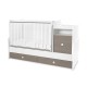 BED TREND PLUS NEW 70/160 WHITE/CAFFE BED TREND PLUS NEW 70/160 WHITE/CAFFE