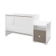 BED TREND PLUS NEW 70/160 WHITE/CAFFE BED TREND PLUS NEW 70/160 WHITE/CAFFE