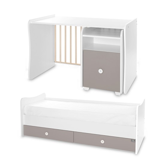 BED TREND PLUS NEW 70/160 WHITE/STRING BED TREND PLUS NEW 70/160 WHITE/STRING