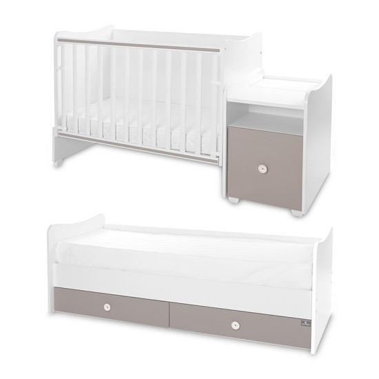 BED TREND PLUS NEW 70/160 WHITE/STRING BED TREND PLUS NEW 70/160 WHITE/STRING