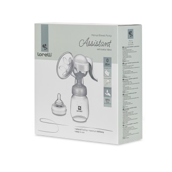 MANUAL BREAST PUMP ASSISTANT WITH BOTTLE 180ML