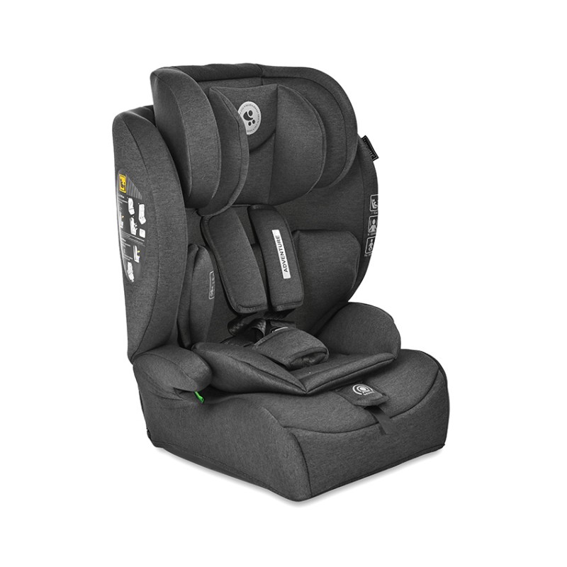 CAR SEAT ADVENTURE 76-150CM BLACK JASPER 1pc/L ctn