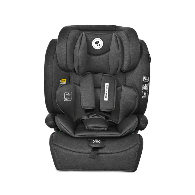CAR SEAT ADVENTURE 76-150CM BLACK JASPER 1pc/L ctn