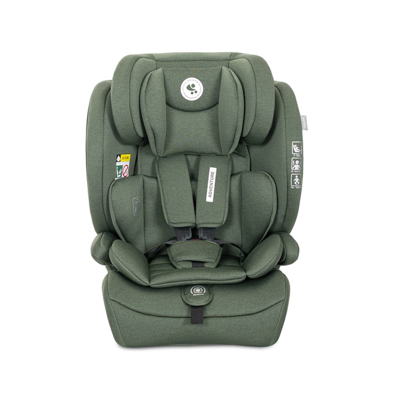 CAR SEAT ADVENTURE 76-150CM GREEN 1pc/L ctn