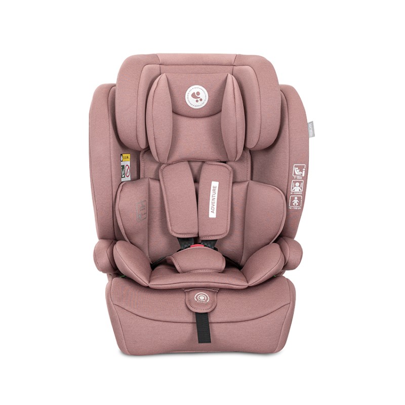 CAR SEAT ADVENTURE 76-150CM PINK 1pc/L ctn