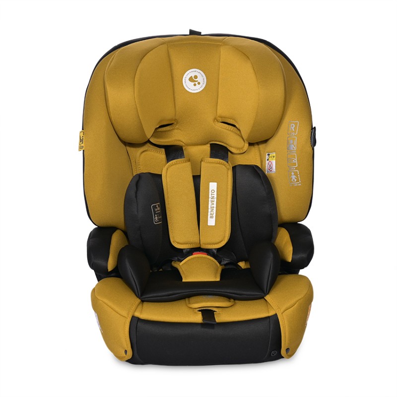 CAR SEAT BENEVENTO 76-150CM ISOFIX LEMON CURRY
