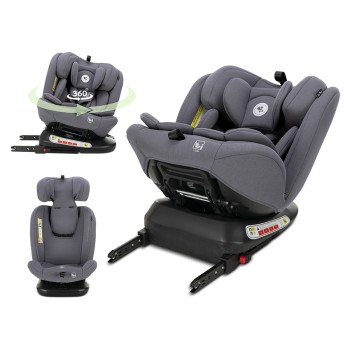 CAR SEAT CAPELLA GREY i-Size 40-150 CM ISOFIX, 360