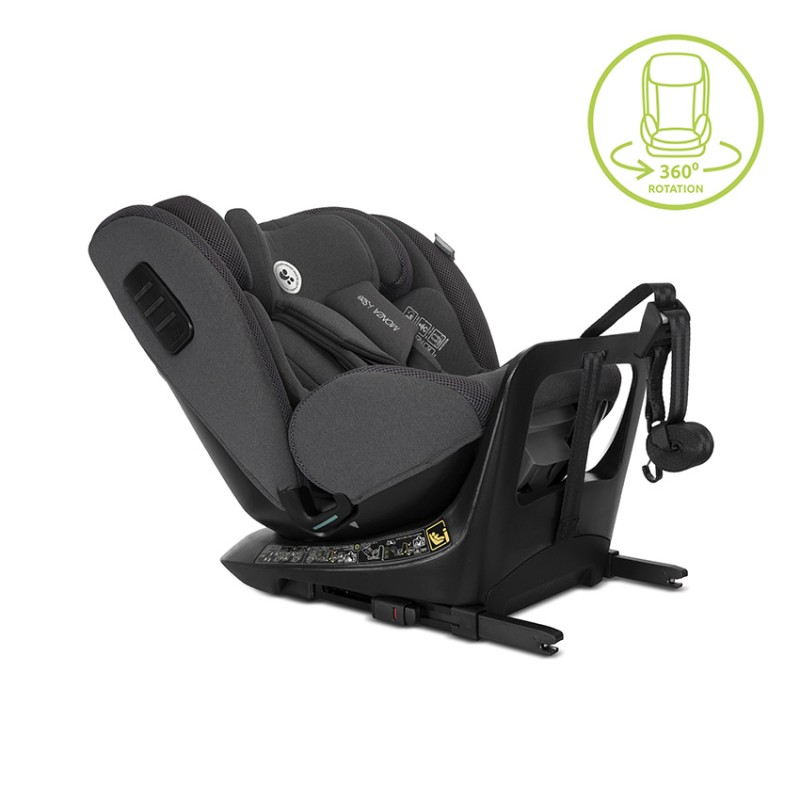CAR SEAT MONZA GREY i-Size 40-150 CM ISOFIX, 360