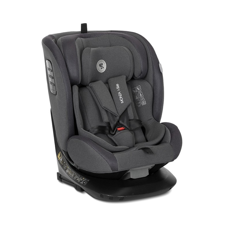 CAR SEAT MONZA GREY i-Size 40-150 CM ISOFIX, 360