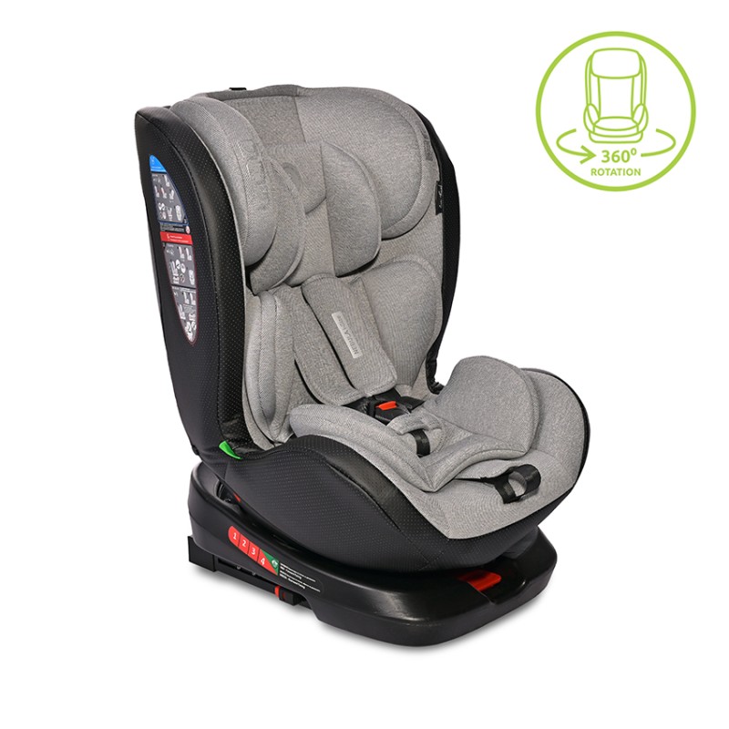 CAR SEAT NEBULA i-Size 360 ISOFIX 40-150 CM GREY