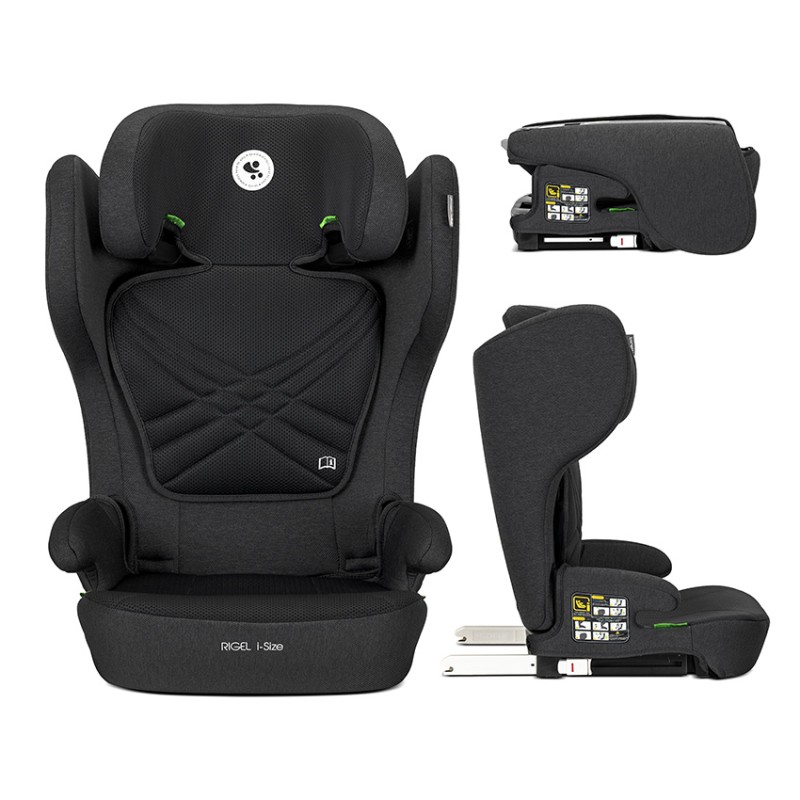 FOLDABLE CAR SEAT RIGEL BLACK i-Size ISOFIX 100-15