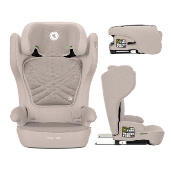 FOLDABLE CAR SEAT RIGEL BEIGE i-Size ISOFIX 100-15