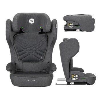 FOLDABLE CAR SEAT RIGEL GREY i-Size ISOFIX 100-150