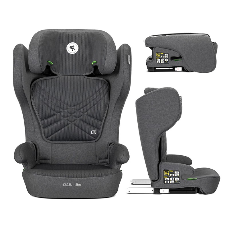 FOLDABLE CAR SEAT RIGEL GREY i-Size ISOFIX 100-150