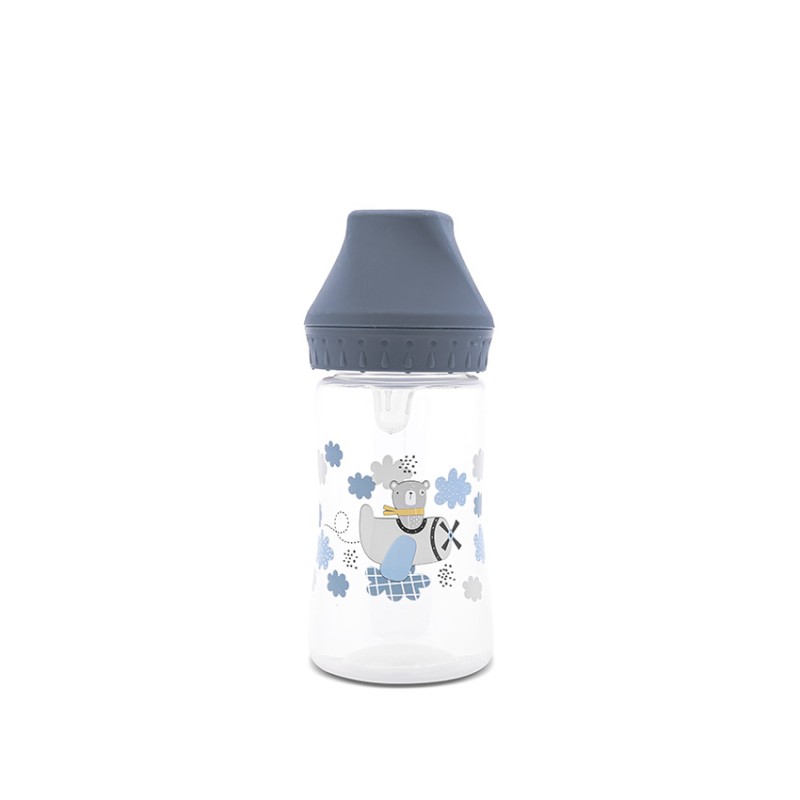 WIDE NECK BOTTLE MY FRIEND 250ML CAMEO BLUE