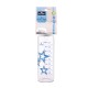 GLASS FEEDING BOTTLE ANTI COLIC 240 ML M BLUE
