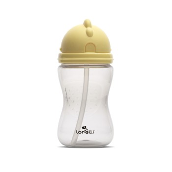 SPORT SIPPER WITH STRAW YELLOW/GREY