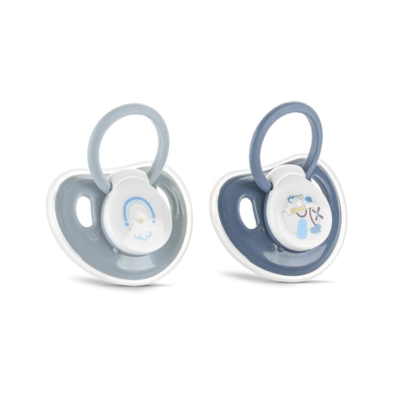 PACIFIER WITH COVER MY FRIEND 2PCS CAMEO BLUE