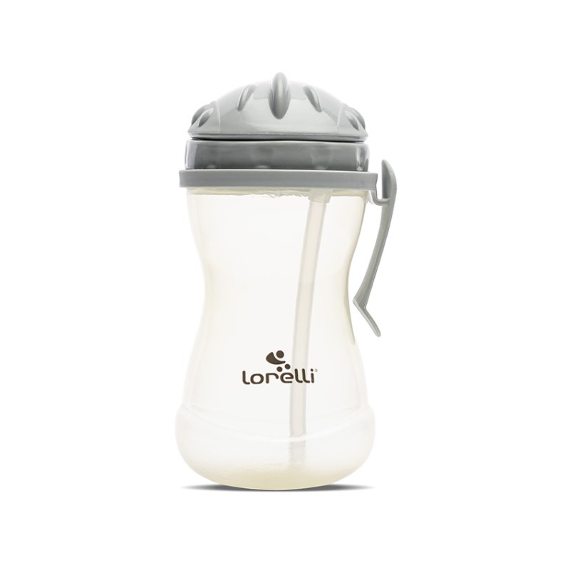 SPORT BOTTLE  WITH HANDLE GREY/YELLOW