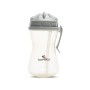 SPORT BOTTLE  WITH HANDLE GREY/YELLOW and straw