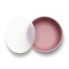 SILICONE VACUUM BOWL WITH LID NATURAL DEEP PINK LO