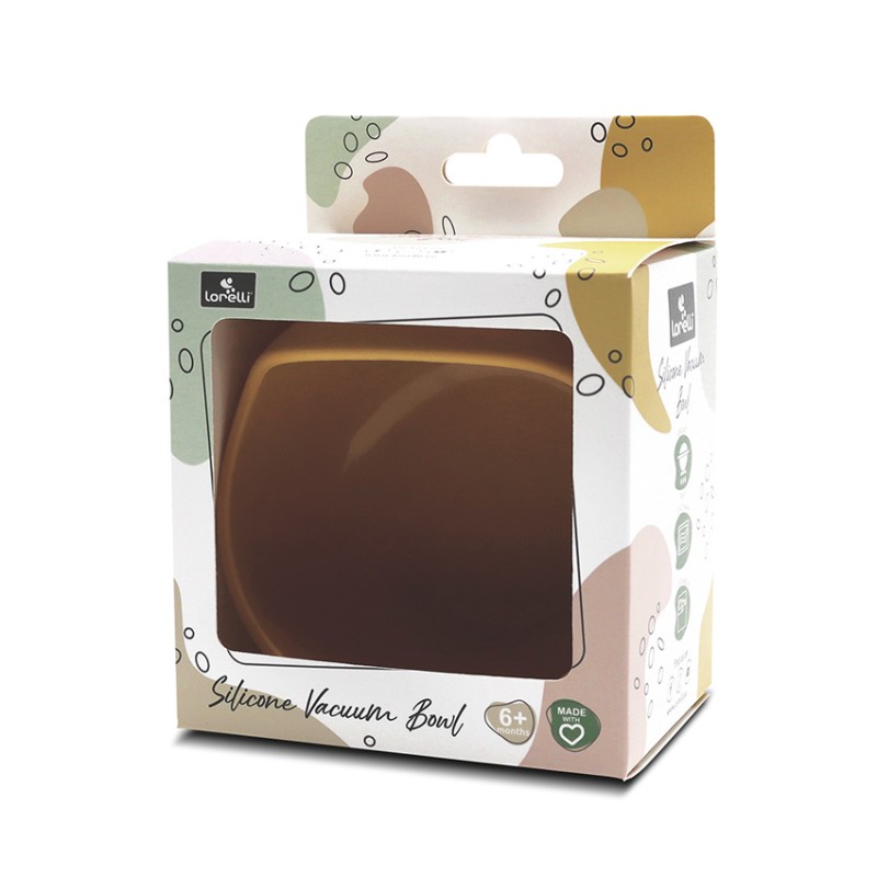 SILICONE VACUUM BOWL NATURAL YELLOW