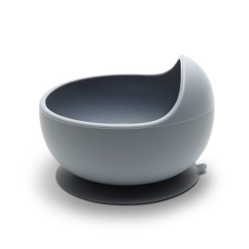 SILICONE VACUUM BOWL NATURAL GREY